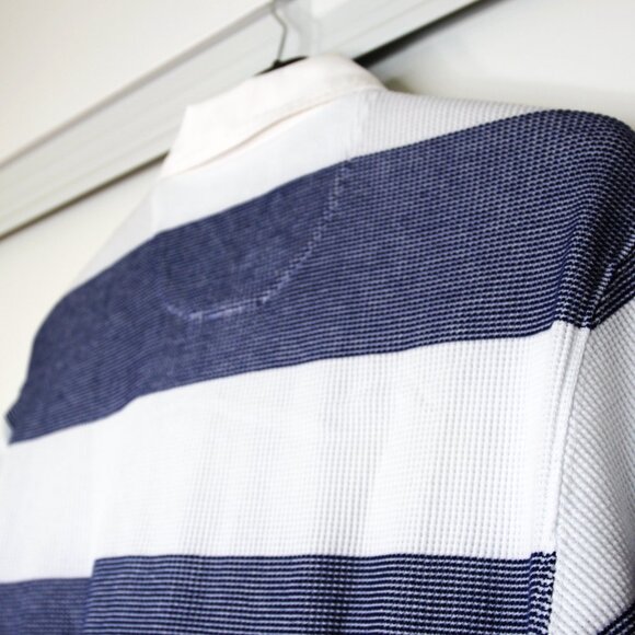 BNWT SS19 SATURDAYS NEW YORK CITY STRIPE POLO M - Picture 5 of 15
